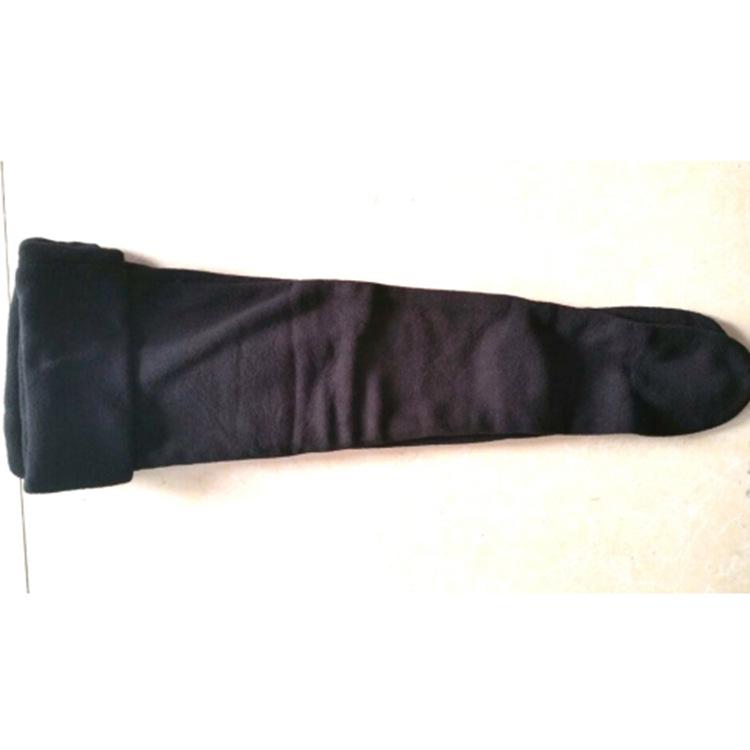 

Взрослые высокие резиновые сапоги 36 см, носки, флисовые съемные зимние теплые носки, трикотажные, отбортованные, средний размер one size fits all чёрный