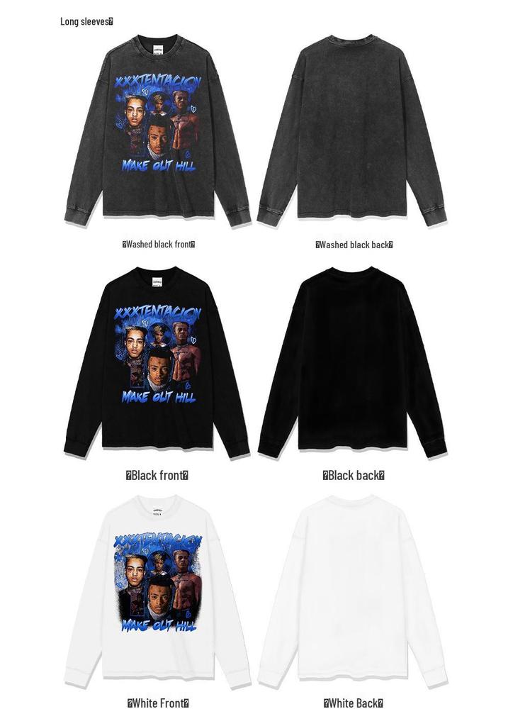 XXXTentacion Vintage Heavyweight Hip Hop T-Shirt – European & American Streetwear
