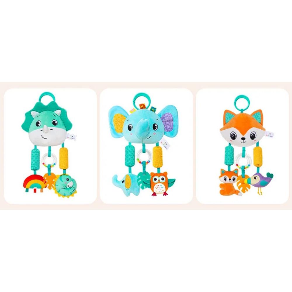Baby Toys for 0 3 6 12 Months Rainbow Activity Plush Animal Stroller Hanging Toy for Baby Car Seat Crib Travel Sensory Baby Toy