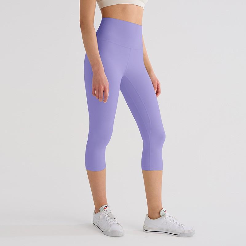 Womens High-Waisted 7/8 Yoga Leggings With Butt-Lifting Fit Quick-Dry Stretchy Workout Pants Running Cycling Dance