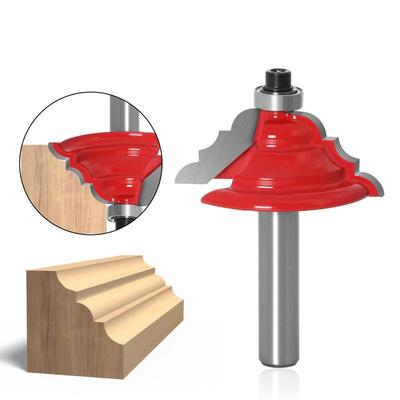 1pc Table Edge Router Bit French Baroque 8mm Shank Line Knife Woodworking Cutter Tenon Cutter for Woodworking Tools