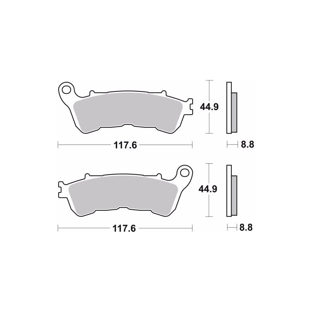brembo SERIEORO 07HO59SP Brake Pad SP