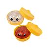 Simulation Essen Knödel Squishy Knetball Buntes Sensorisches Fidget Spielzeug mit Dampfgarer zur Stressbewältigung Heim-Schreibtisch-Dekoration Geschenk