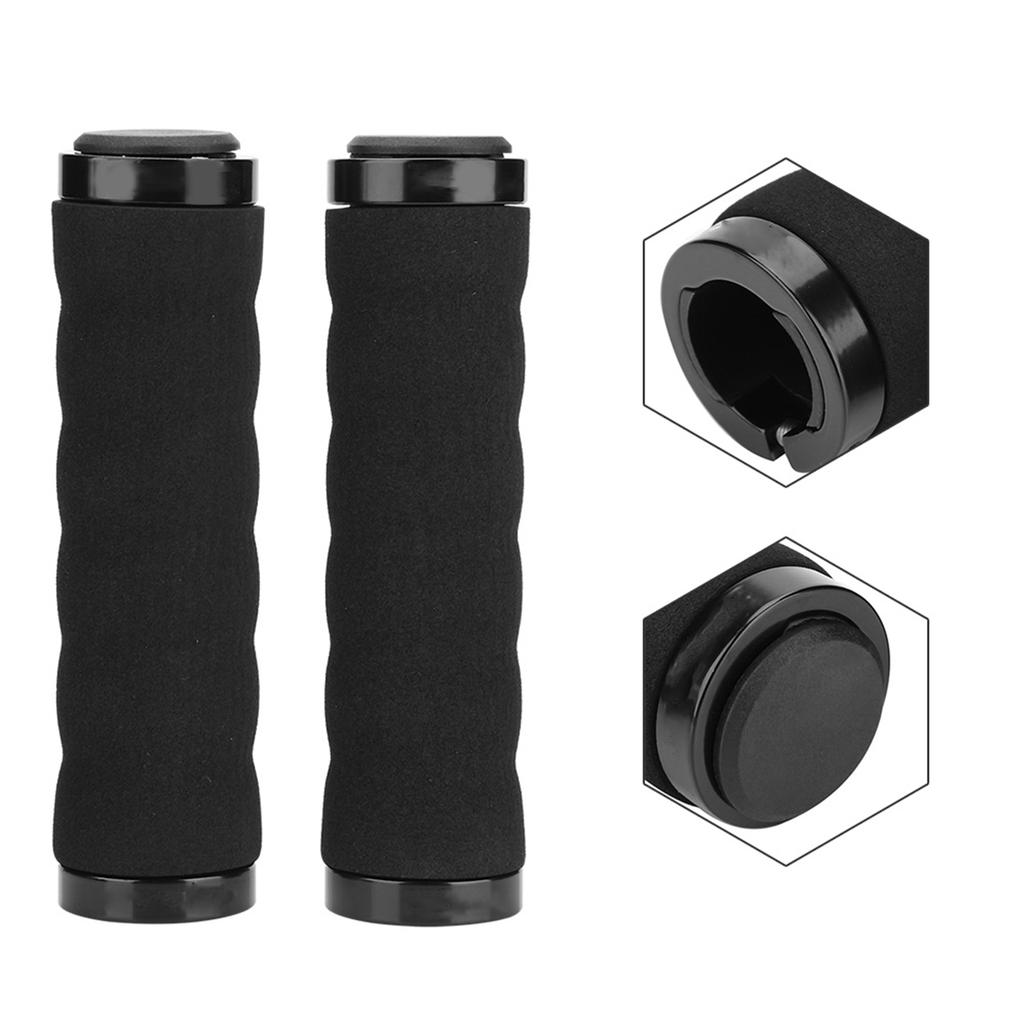 GUB Anti Slip Comfortable Sponge Handlebar Locking Grips for Mountain Bike Road Bike Bar