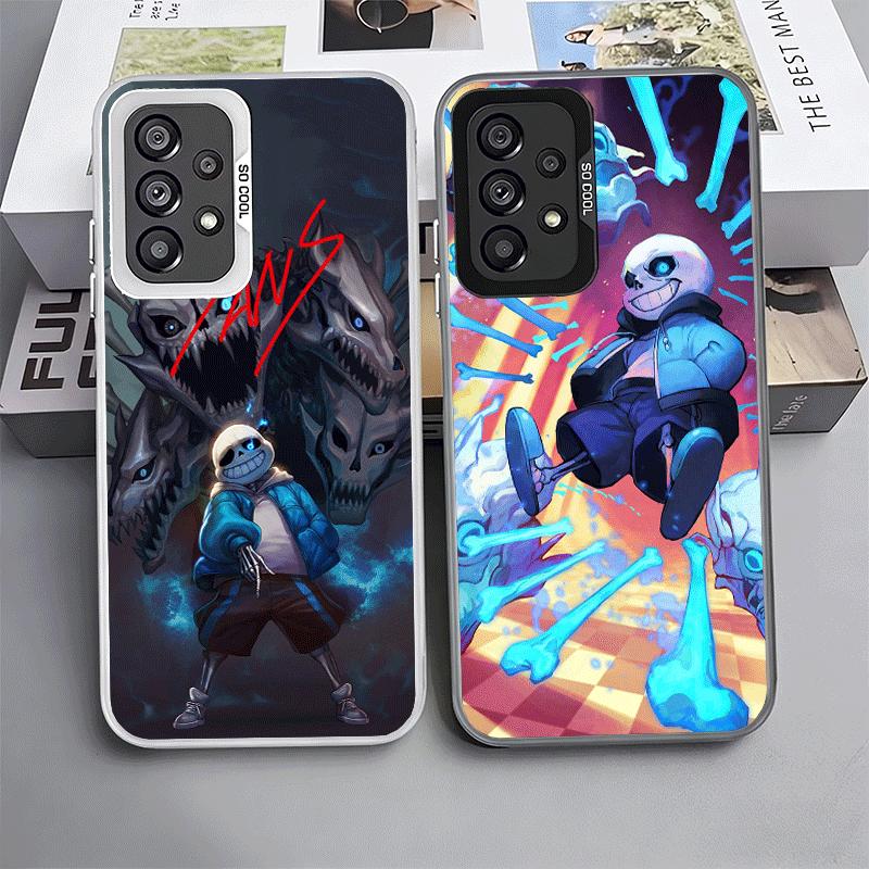 U-Undertale S-Sans Shockproof Phone Case for Samsung A17 A16 A15 A14 A37 A57 A36 A56 A26 A35 A55 A25 A34 A54 A24 A13 A23 A33 A53