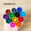12 Classic Color Fine Liner Pens for Students – Ideal for Painting, Writing, Journaling & Doodling with Hexagonal Barrel Design