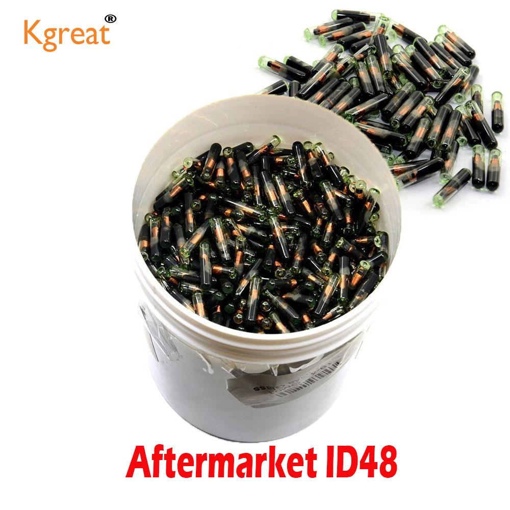10pcs Id48 Chip Auto Transponder Chip Id48 Car Key Chip Aftermarket Id48 Glass Unlock Chip aftermarket ID48