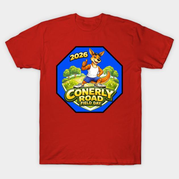 Asian Size Cotton Unisex Tshirt Print T-shirt Conerly Road School 2Nd Grade Field Day 2026 T-shirt No-Cut Print Regular Fit
