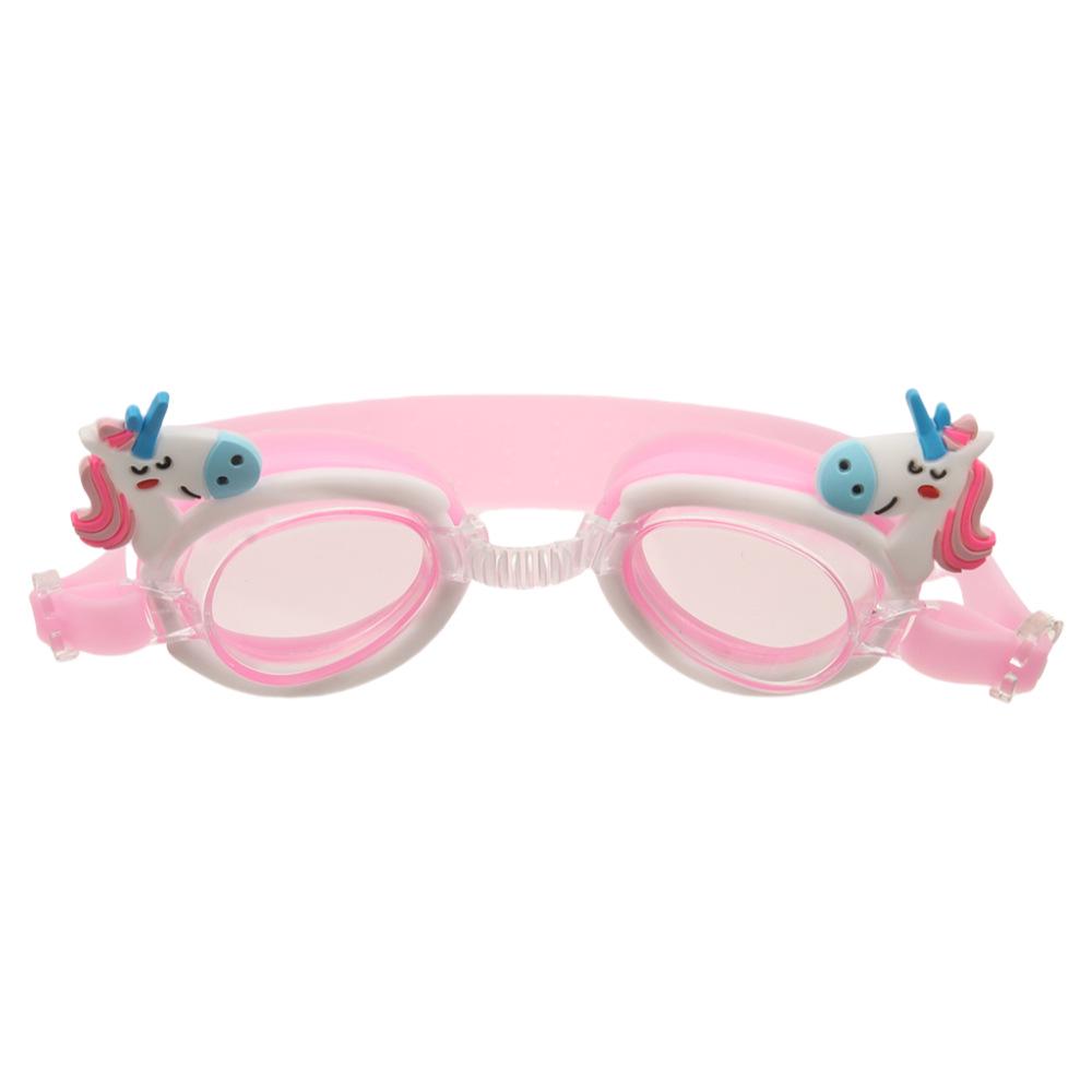 Children's Cartoon Unicorn and Crab Waterproof Swimming Goggles - High Definition Cute Glasses