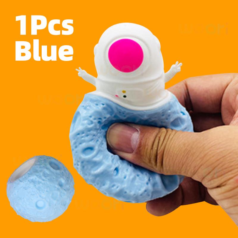 

Сжимаемая чашка астронавтов, планета, TPR, антистресс, всплывающие забавные игрушки, шутка, декомпрессия, сенсорный стресс, подарок для детей и взрослых синий