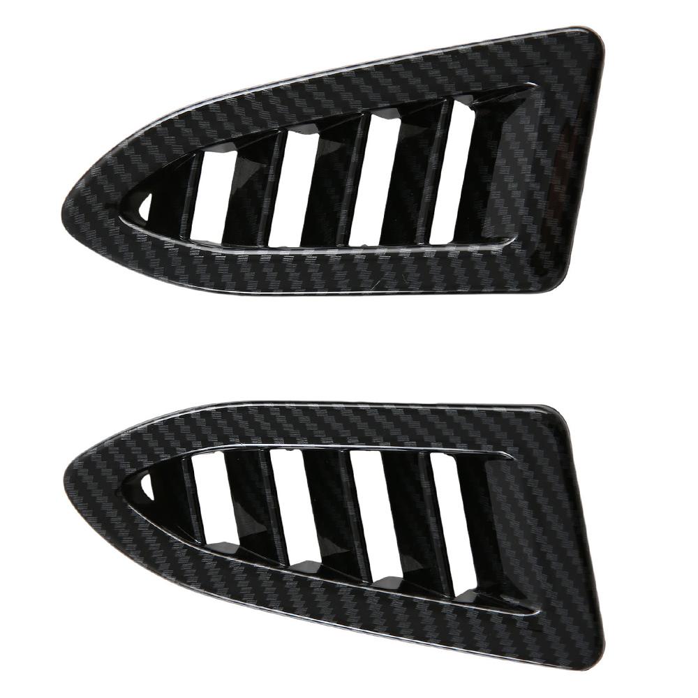 2pcs ABS Imitate Carbon Fiber Front Side Air Vent Cover For Subaru Crosstrek 2026 2026 Front Up Upper Air Vent Cover