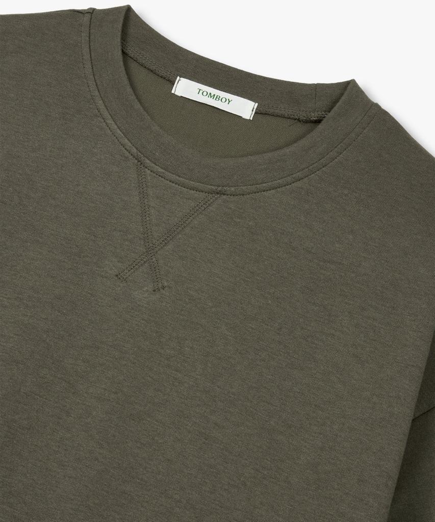 STUDIO TOMBOY Tomboy Back Print T-Shirt_Khaki 9176322971