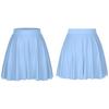 Women's A-line Pleated Mini Skirts Stretch Flared Skirts Dancewear Plain Skirt Sportwear