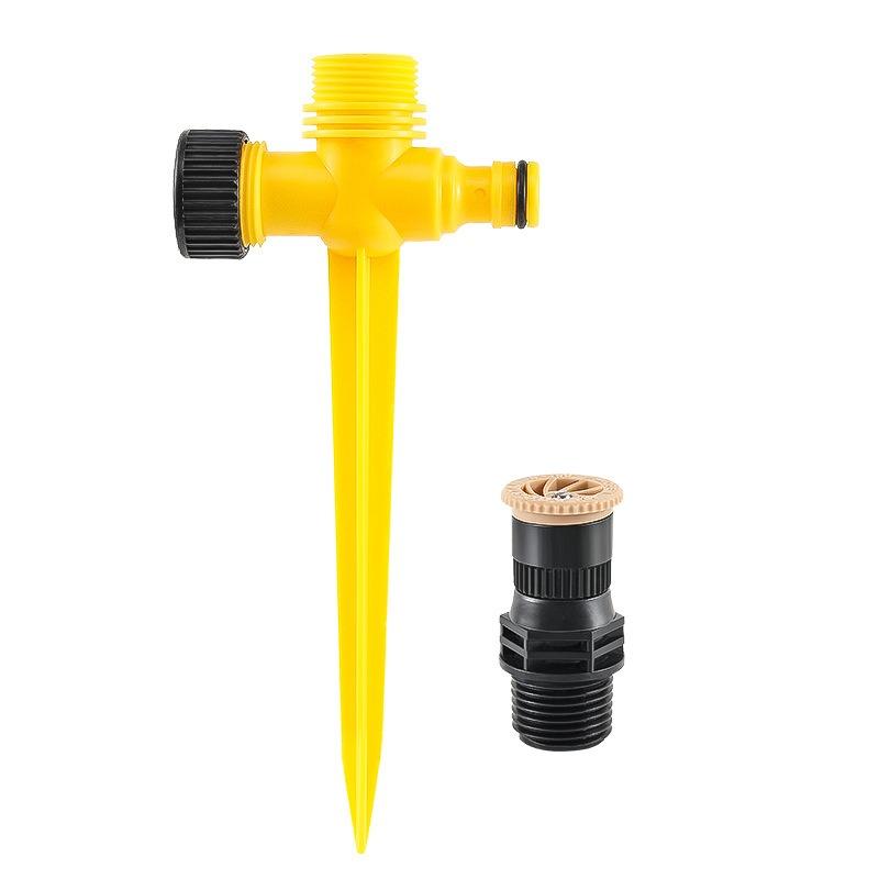 1Pcs 360degree Rotation Auto Irrigation System Garden Lawn Adjustable Sprinkler