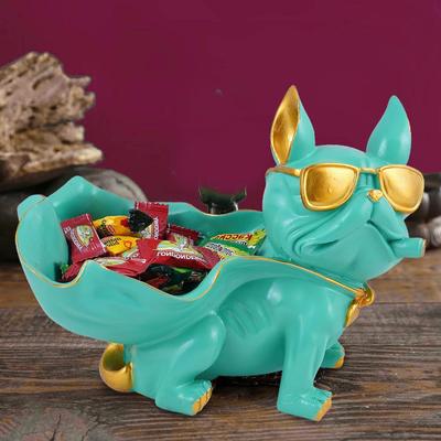 Cool Dog Showpiece for Home Shelves Decor Item, Home Kitchen Decor, Best for Put Any Type Products