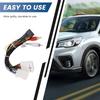 Portable Car 16Pin Wiring Harness Adapter Canbus Box Decoder Android Radio Power Cable For Subaru Forester 2012-2015