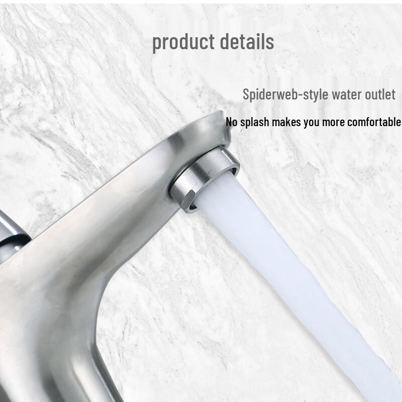 GLBO 304 Stainless Steel Basin Mixer Faucet
