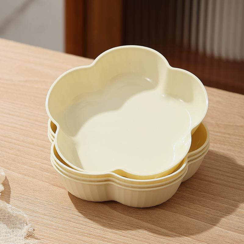 Flower Fruit Plate Home Living Room Snack Plate Fruit Plate Candy Plate Front Desk Snack Plate