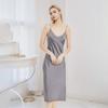 Luxurious 19 Momme Mulberry Silk Slim-Fit Nightgown - Sexy Mid-Length Summer Design for Women