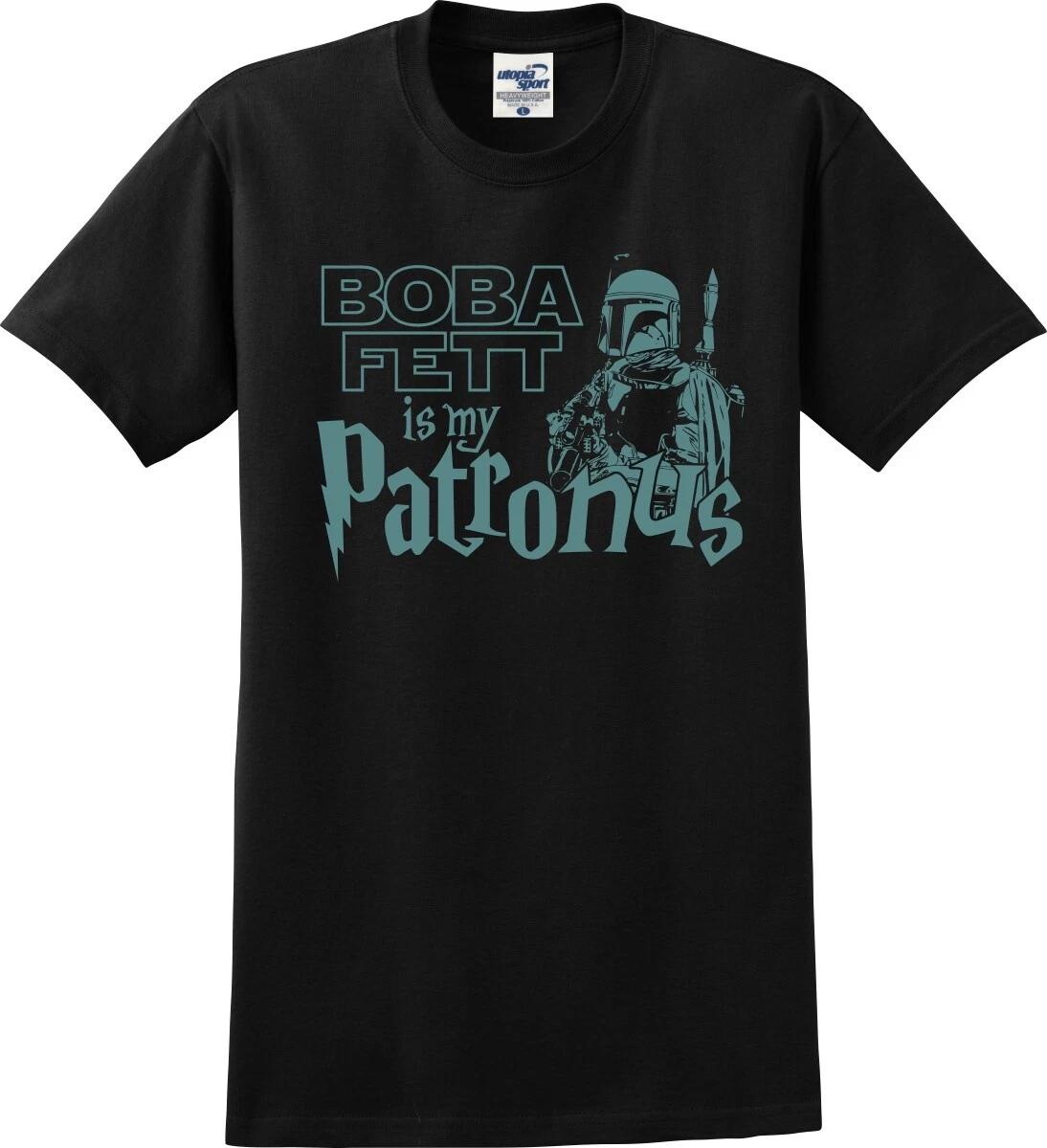 Boba Fett Is My Patronus Funny T shirt (S-5X) 4XL