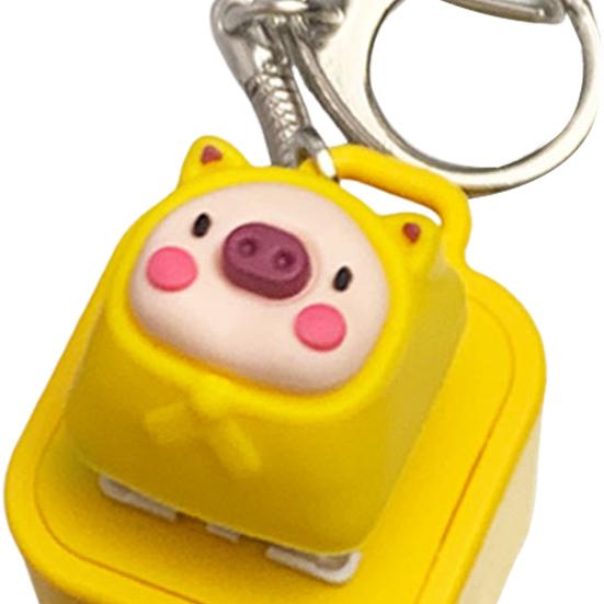 Animal Keyboard Fidget Stress Anxiety Relief Toy with Sound Lights Rechargeable Duck Frog Pig