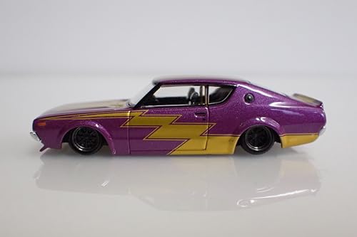 BoostGear Custom AOSHIMA 1/64 Scale Grand Champion 15th Edition Kenmeri GT-R 1973 Model (KPGC110) BoostGear Custom Color (No Base, Box Included) Finis
