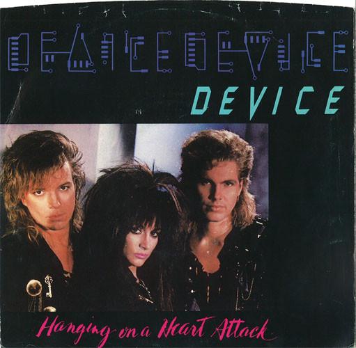 

7inch Record DEVICE Hanging On A Heart Attack VS442996 Chrysalis 1986 US Dance Electronica Used