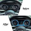 3X Interior Dashboard Decorative Frame Cover Trim For 2018+ Jeep Wrangler JL JT