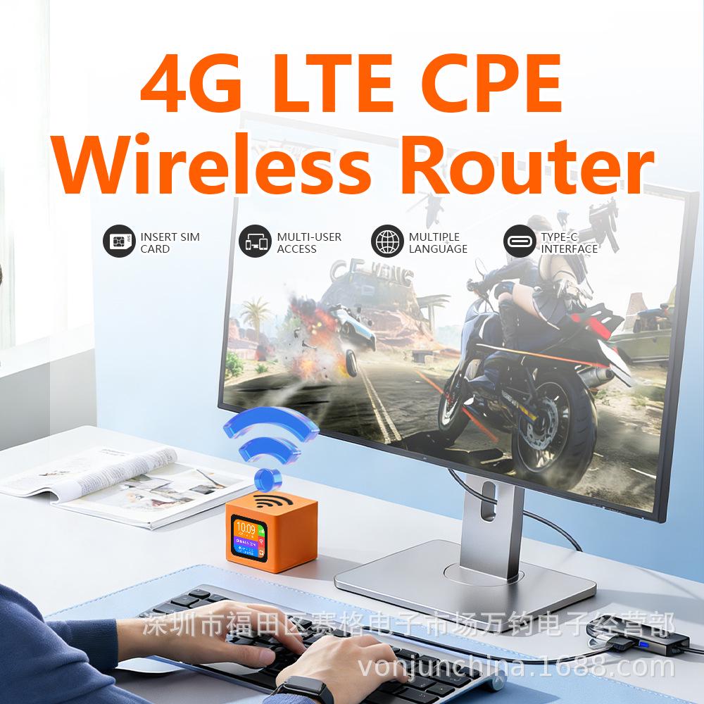 4G CPE Mobile WiFi 6 Router Hotspot for Europe, Asia, and Africa