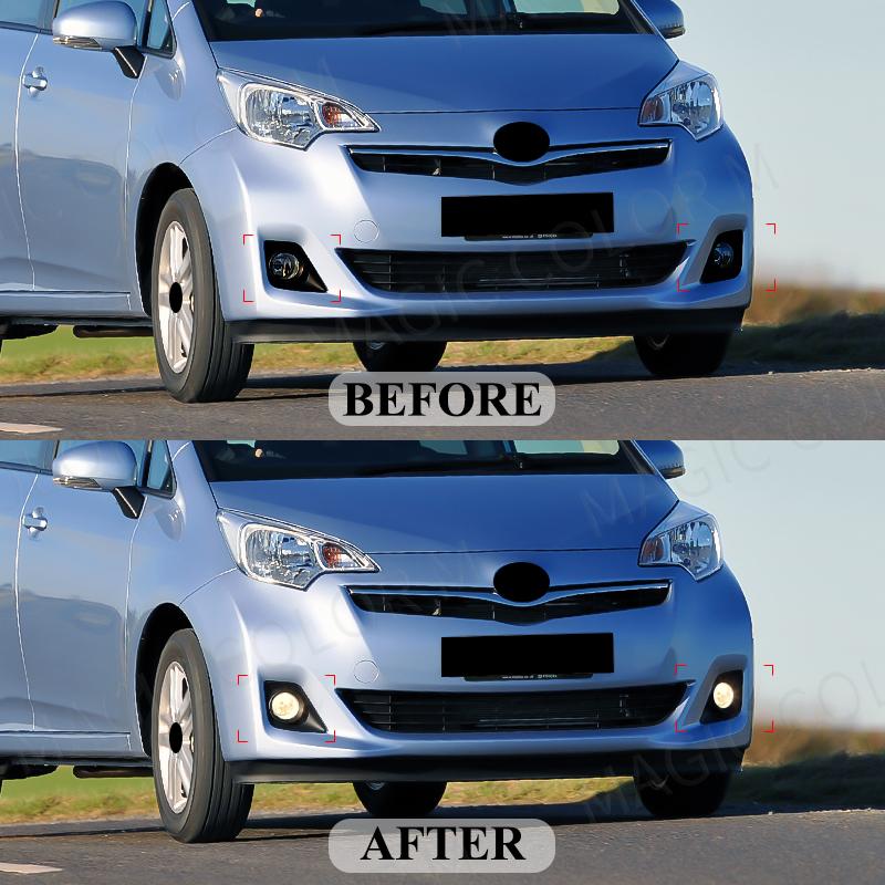 Led Fog Lamp For Toyota Ractis 2010 2011 2012 2013 2014 Auto Bumper Front Light Head Lamp Replacement Cover Car Accessories 12V