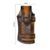 Two Layer Cowhide Scabbard Tool Outdoor Carry Bag Flashlight Belt Loop  Camping Equipment Tool