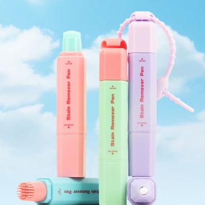 Avec Tête Brosse Stick Démaquillant 12ml Stylo Anti-Graisse Nettoyant Taches d'Urgence Soin des Vêtements