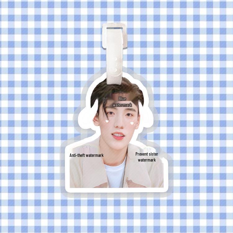 Wang Yibo Backpack Pendant: Luggage Tag Charm