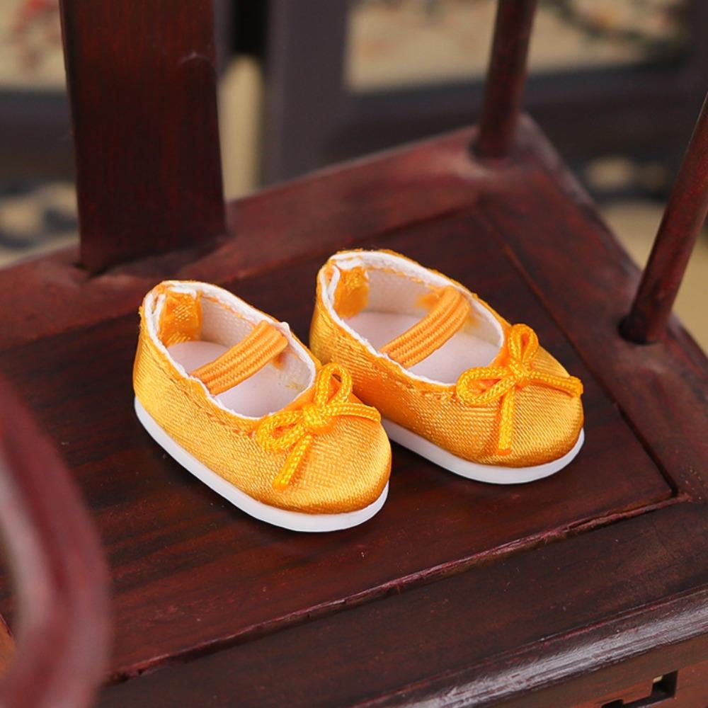 

1 pair Multi-color OB11 Ballet shoes High Street Fashion 1/12 Bjd Casual Shoes Birthday Gift оранжевый