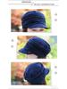 Korean Style Pullover Baseball Cap: Autumn/Winter Warm, Fashionable Pleated, Outdoor Flat Top Knitted Hat