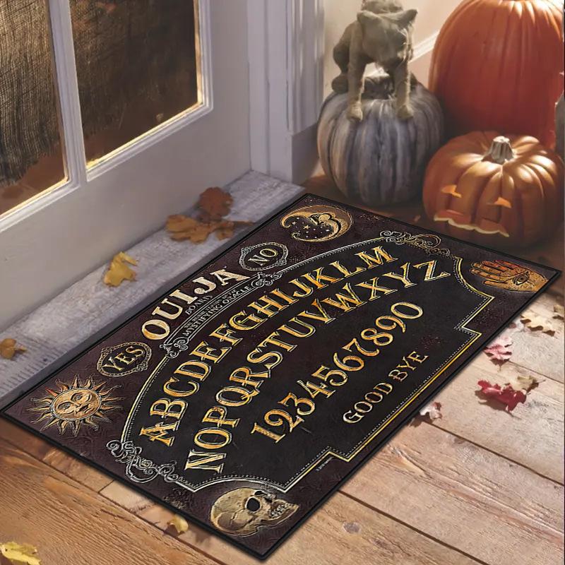 

Halloween Day of the Dead Decorative Rug, Durable Home Decor, Festive Atmosphere, Entrance Door Mat, Kitchen Mat 40x60cm 16x24inch