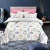 Ramadan Duvet Cover King Queen Religious Themed Quilt Cover Muslim Believer Polyester Bedding Set Pillowcases Brownish Yellow