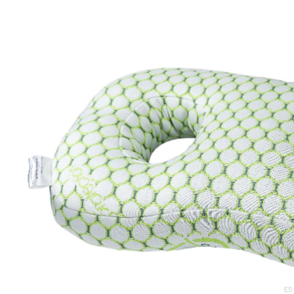 Ear Hole Protector with 2 Holes, Soft Support Pillow for Earplugs, Relaxation, Sleeping, Piercings