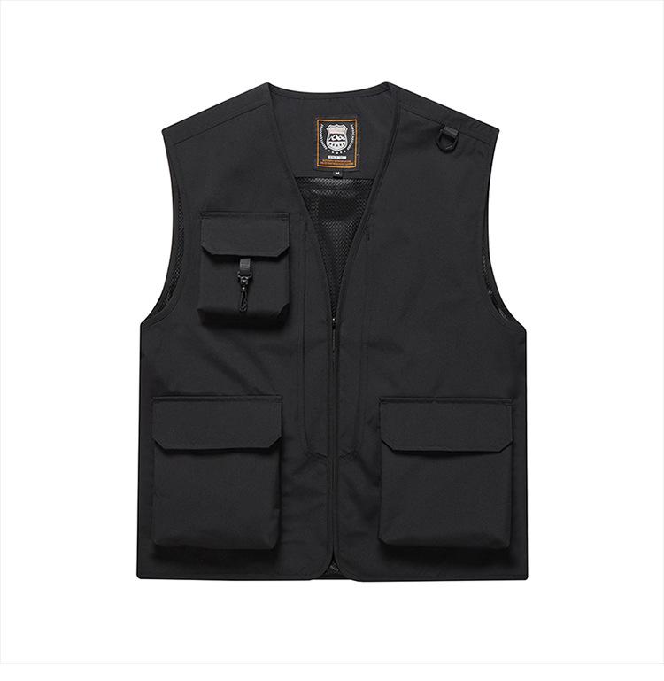 Multi-pocket vest work clothes outdoor tooling vest vest vest S