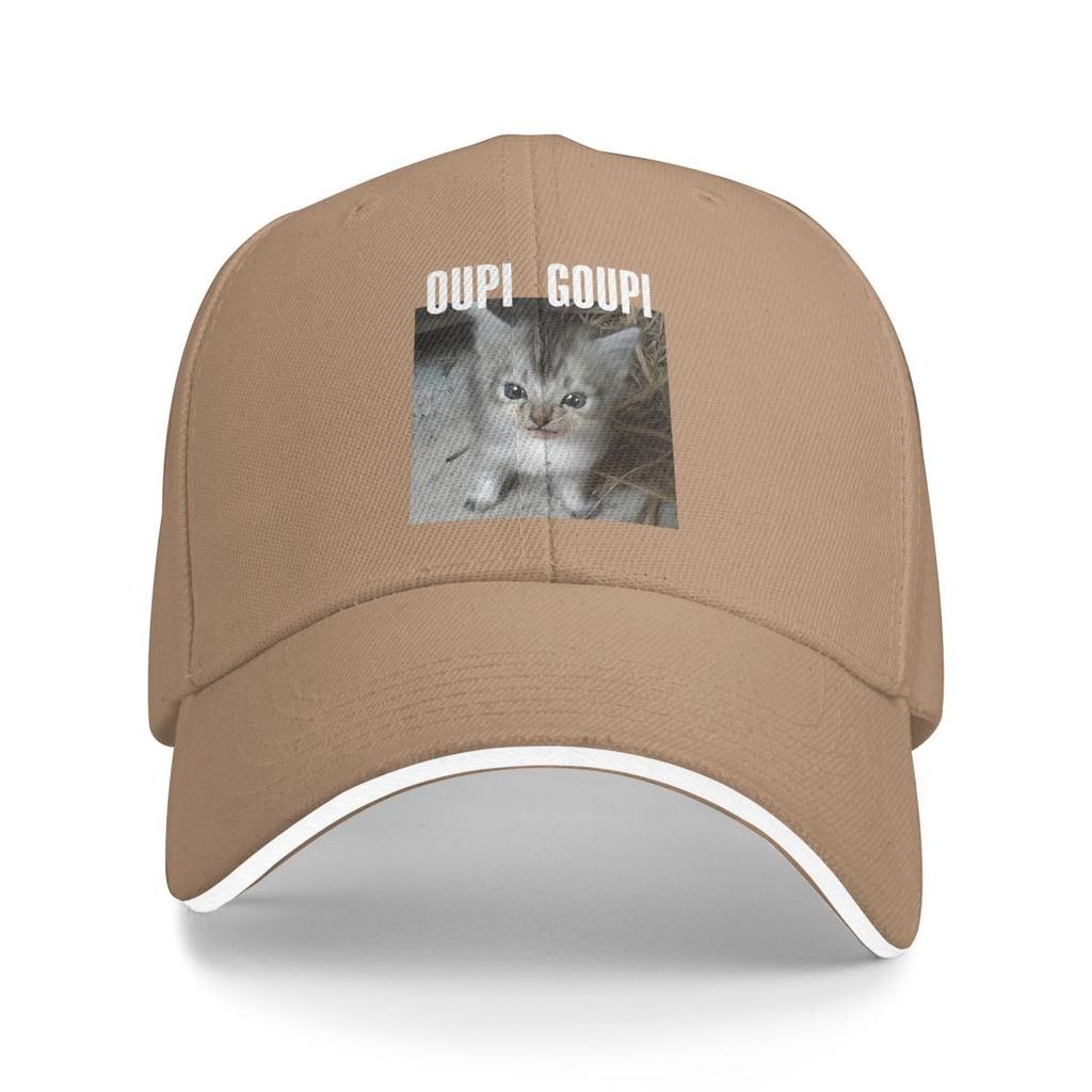 Baseball Caps Oupi Goupi Cat Meme Graphic Unisex Outdoor Spring Caps