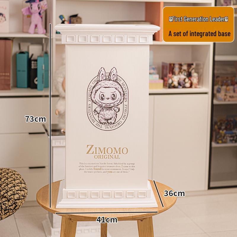 LABUBU ZIMOMO Archangel Acrylic Display Box with Magnetic Door