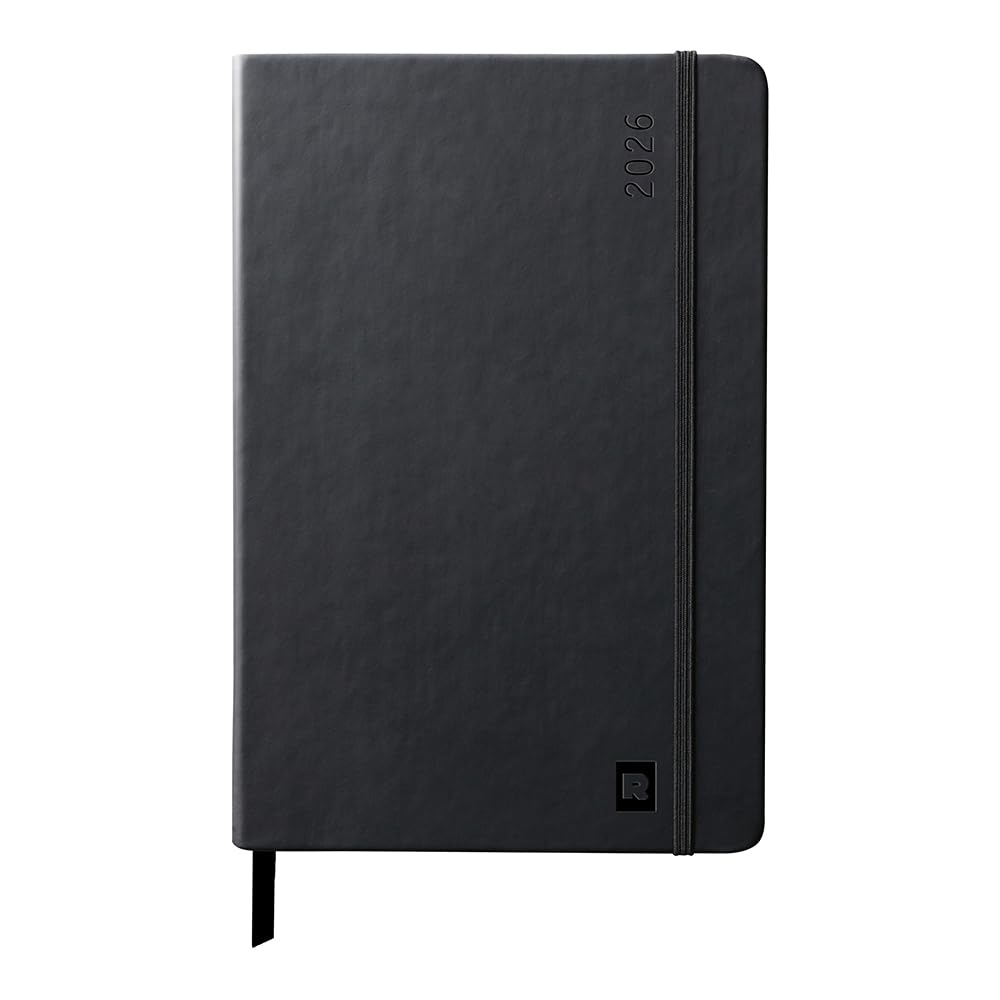 Rhodia January Planner Weekly Vertical Planner Weekly Rhodia cf117299 [2026 Start] Diary, A5, Type, "Web Vertical" Black,