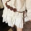 Retro Bohemian Floral Waist Rope Rose Jeans Decor Dress Waist Chain Skirt Accessories Ethnic Style Bead Waist Belt For Women