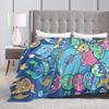 Slime Morimori Dragon Quest  Blankets Soft Fleece Comfort Gifts  Throw Blanket Rug Piece