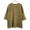 Nische. Hergestellt in Japan 7 Minuten Ärmel Strick Brauner Pullover Damen Gebraucht