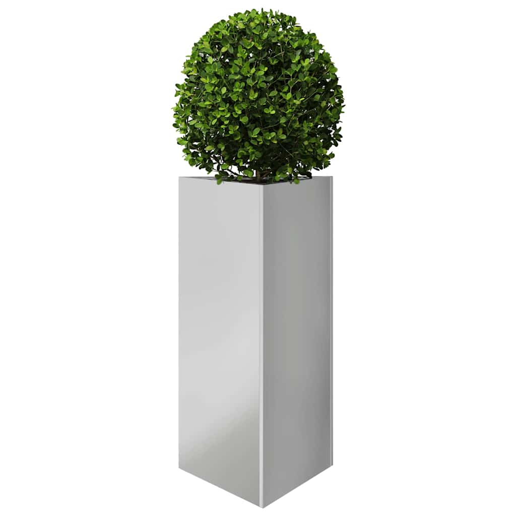 Triangular Planter Box 40 X 34.5 X 75 Cm Galvanized Steel
