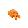 10Pcs 60897/4085 Parts Plate Special 1x1 with Clip Vertical [Thick Open O Clip] Building Blocks 100% Compatible DIY Bricks Toy