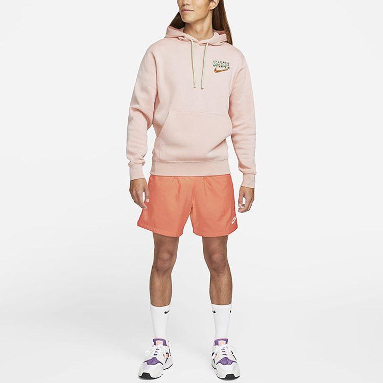Nike Sweatshirts Men's Pink Hooded Thickened Regular DM2250-601