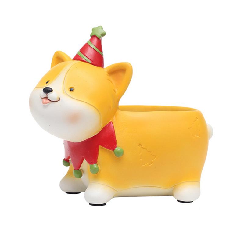 Weihnachten Cartoon Tiere Pflanzenbehälter Topf Innen Außen Sukkulenten Blumentöpfe Für Zuhause Weihnachtsdekoration Geschenk