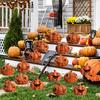 16Pcs Mini Pumpkin Table Scatter Creative Spooky Miniature Figurine Ornament for Cabinet